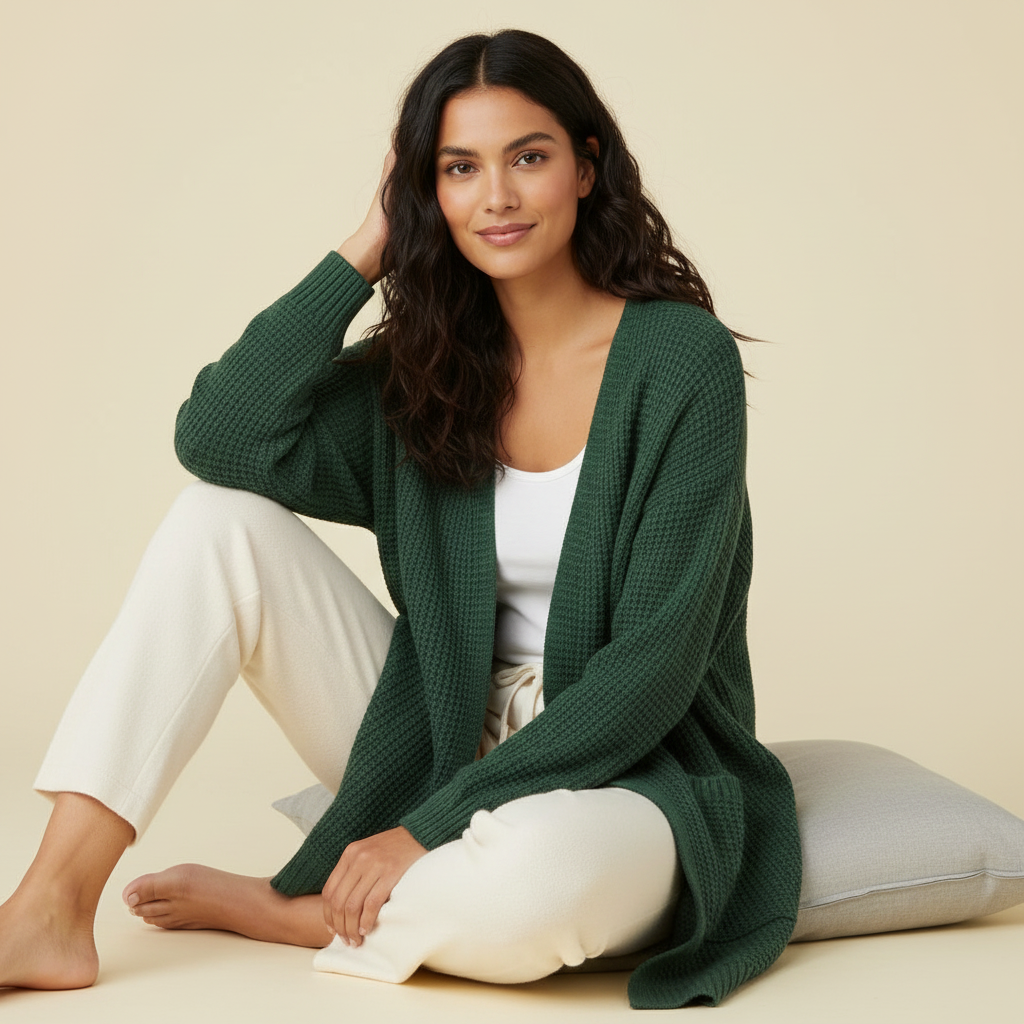 Elegant Women's Cardigan | Cozy Long Cardigan Sweater