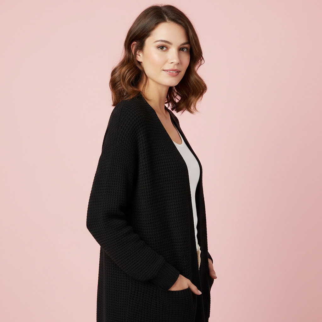 Elegant Women's Cardigan | Cozy Long Cardigan Sweater