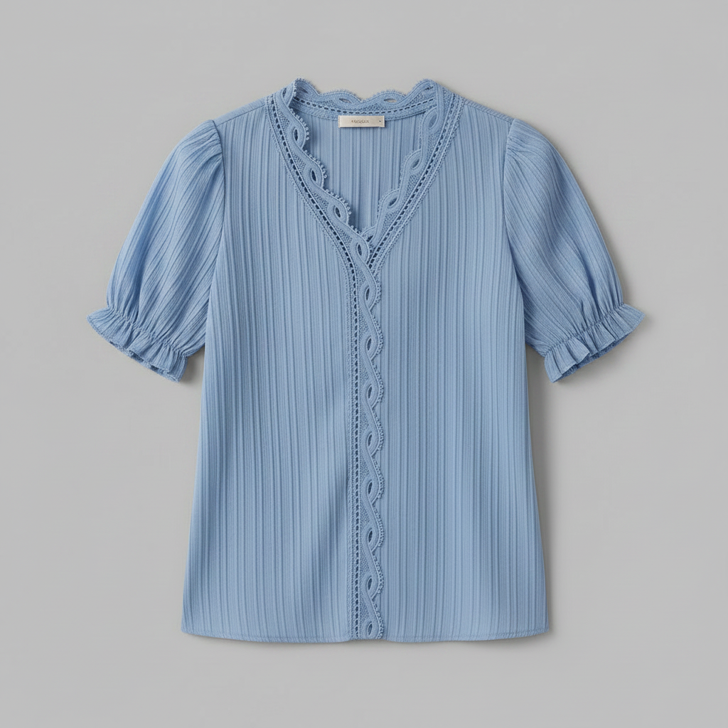 White Puff Sleeve Blouse | Women's Summer Tops Plus Size