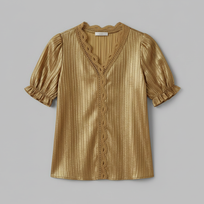 White Puff Sleeve Blouse | Women's Summer Tops Plus Size