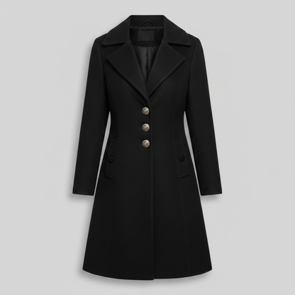 Elegant Women's Button Coat | Stylish Outerwear