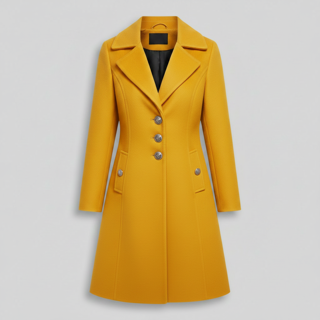 Elegant Women's Button Coat | Stylish Outerwear