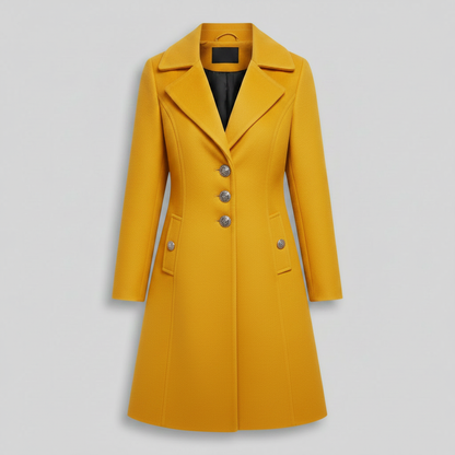 Elegant Women's Button Coat | Stylish Outerwear