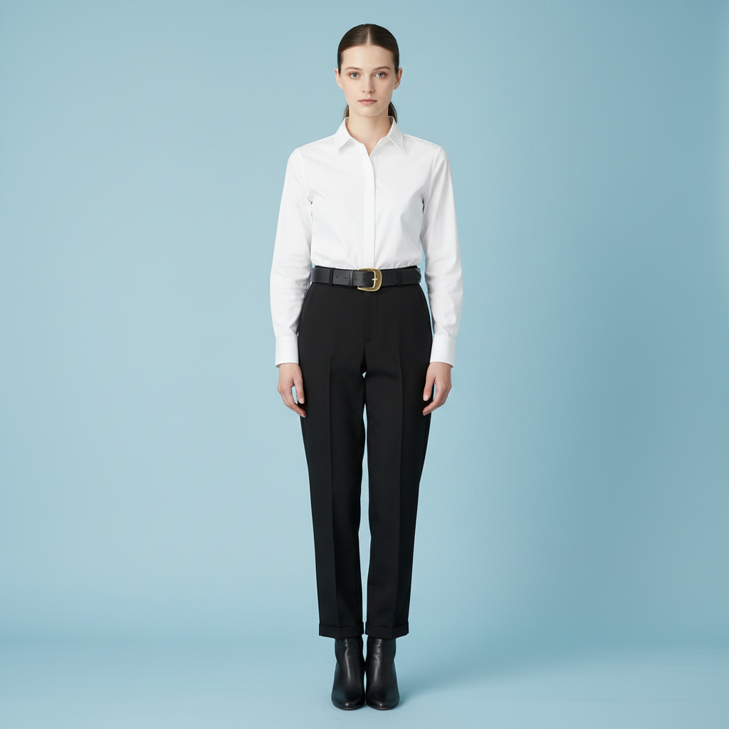 High Waist Women's Suit Trousers | Office Wear