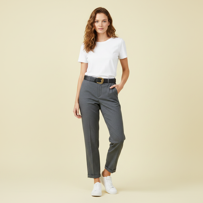 High Waist Women's Suit Trousers | Office Wear