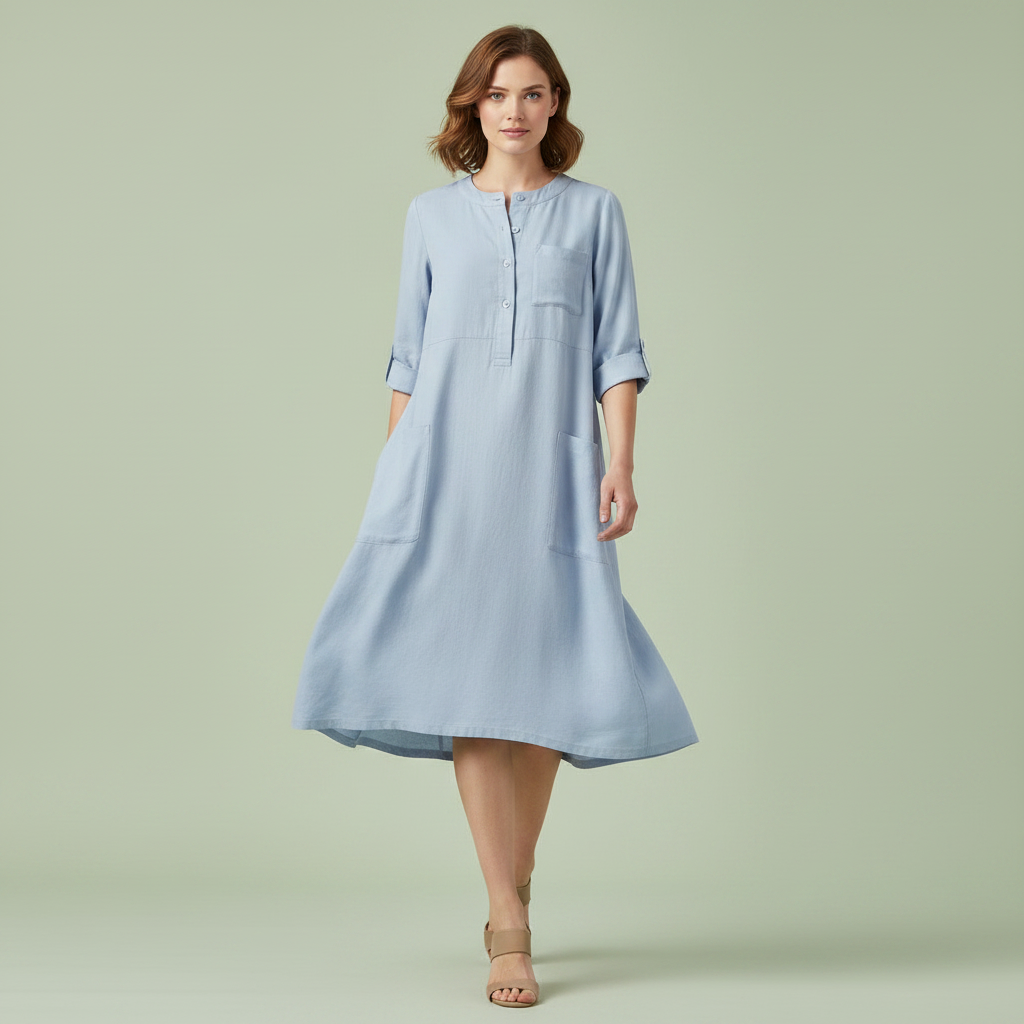 Tina | Women's Plus Size Maxi Dress in Soft Breathable Fabric
