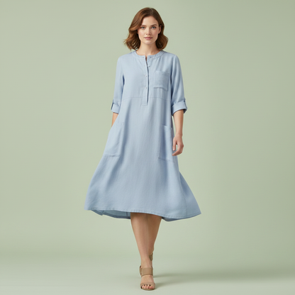Tina | Women's Plus Size Maxi Dress in Soft Breathable Fabric